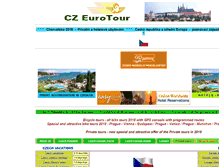 Tablet Screenshot of czeurotour.com